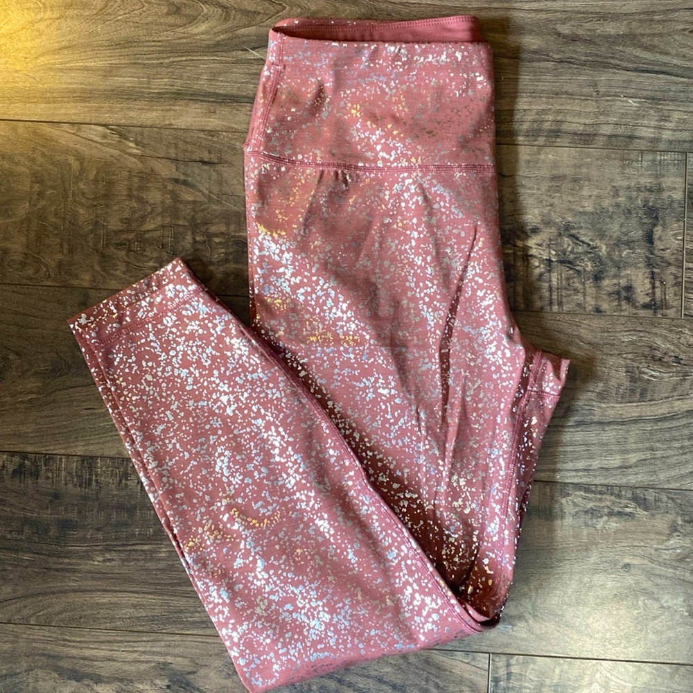 Sweaty Betty Disco Metallic 7/8 legging size M